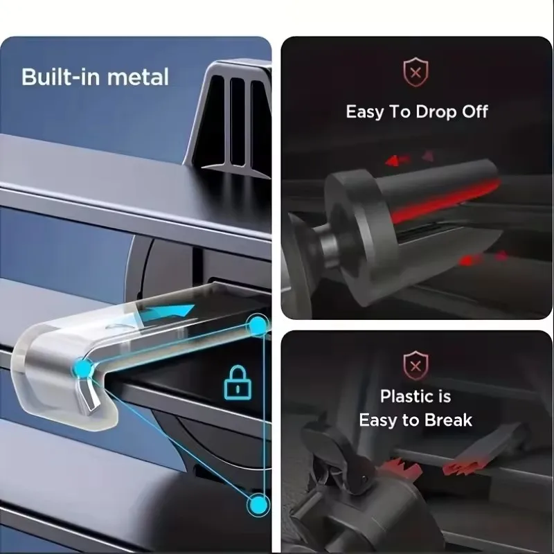 Universal Car Air Vent Phone Holder - Adjustable Mobile Stand