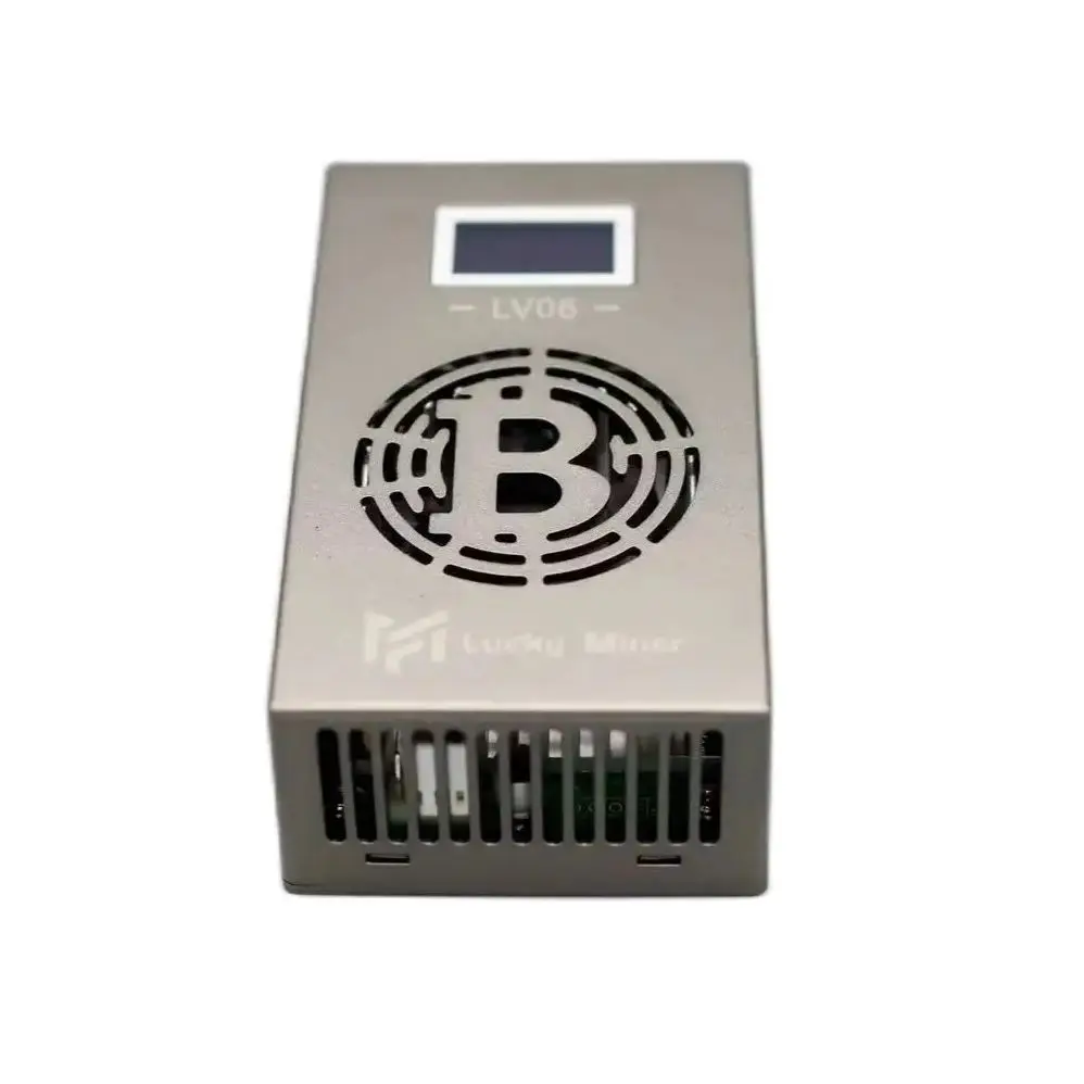 

Lucky miner 06 Bitcoin Miner BTC Lotto Machine 500GH/S Hashrate BM1366 ASIC Chip Home Silent Miner with Power Supply