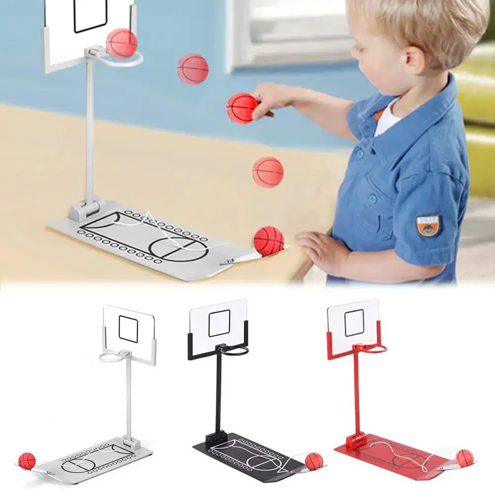 

Classic Mini Table Basketball Finger Shooting Board Game Activity Toy Foldable Interactive Sport Games Boys Girls Desktop Toy