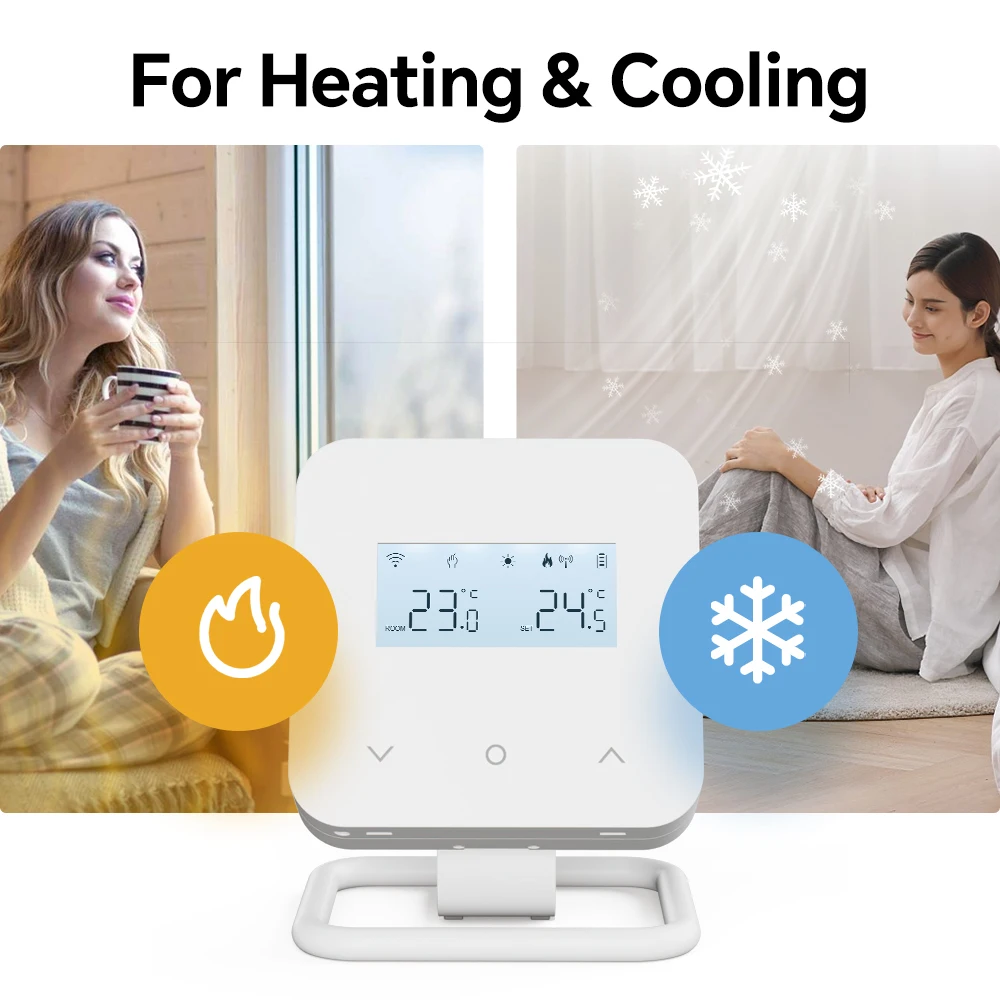 Smart Programmable Temperature Controller WiFi Wireless Thermostat for Gas Boile