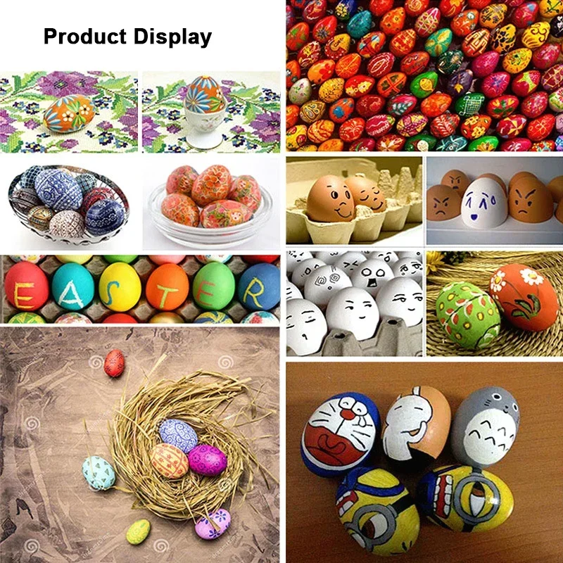 12/24pcs 미완성 된 나무 계란, DIY 공예, 부활절 장식, 그림, 염색, 베이비 샤워를위한 부드러운 단단한 나무 가짜 계란