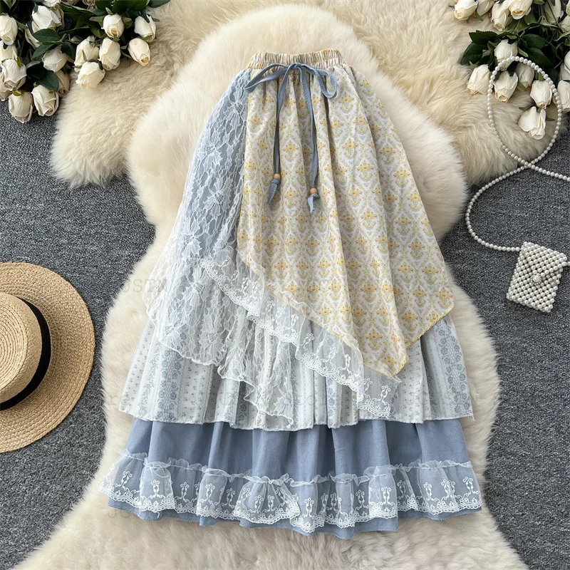 A-line skirt side view