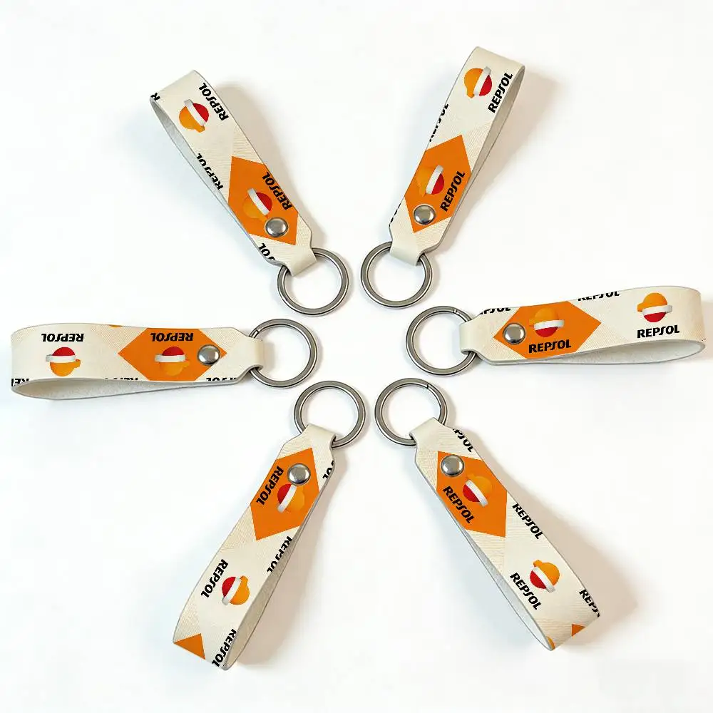 레프솔 PU 가죽 오토바이 키체인, 라이더들을 위한 범용 오토바이 키링 홀더, 남성용 선물