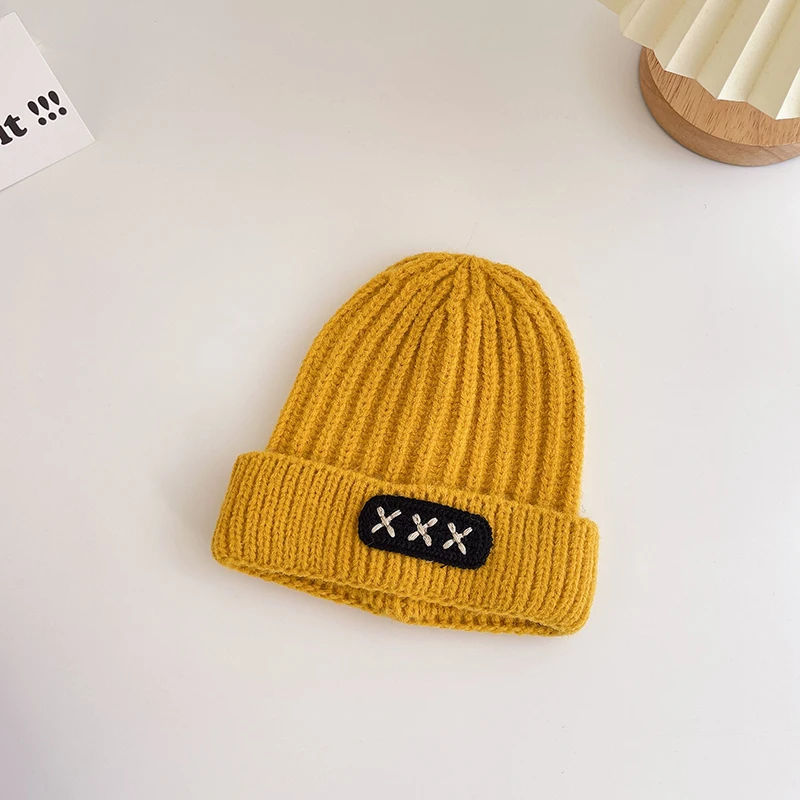 Doitbest 2022 Winter Hat For Kids Beanies Patch XXX Letters