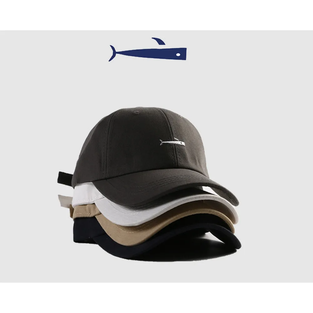 Sommer Solide Ente Zunge Männer Einfache Stickerei Sport Sun Tidal Sonnenschutz Baseball Hut Frauen_voghion.com