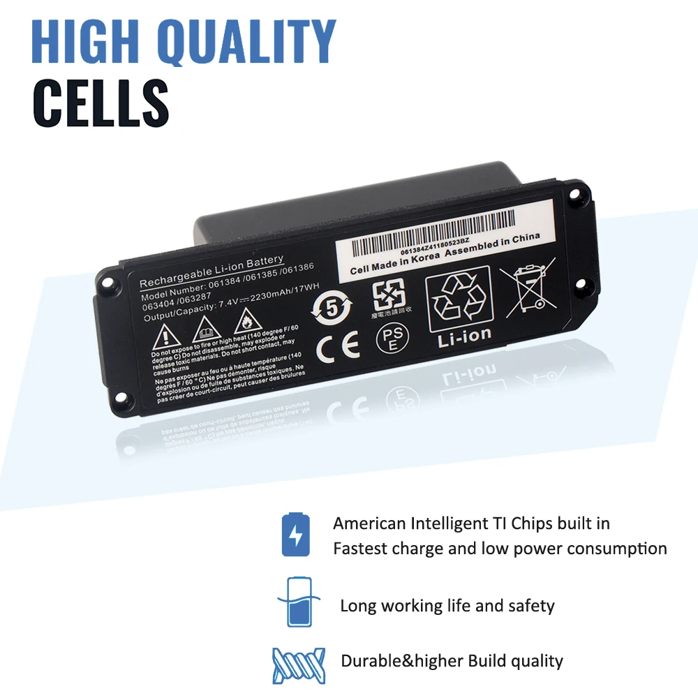 Etesbay 061384 063404 061385 061386 063287 2230mah
