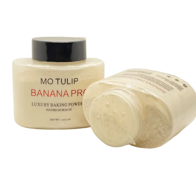 Poudre de banane lisse et libre, contrôle du sébum du visage, correcteur de maquillage, fond de teint minéral, cosmétiques coréens, 42g