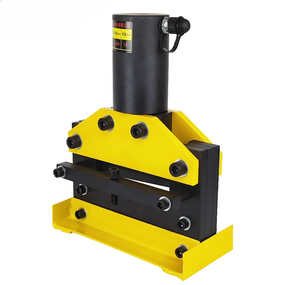 Vendita Calda Cwc-200 Utensili Per Macchine Da Taglio Per Sbarre Collettrici In Acciaio Con Pressa Idraulica