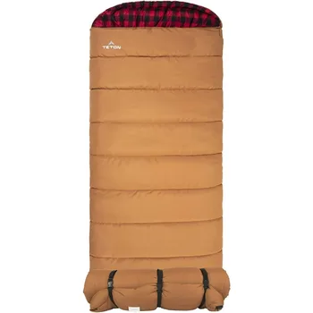 0 Degree Sleeping Bag. Warm and Comfortable Camping Sleeping Bag, Tough Canvas Shell for Camping 1