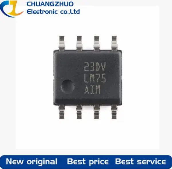 

10Pcs/Lot New original LM75AIMX/NOPB LM75AIM SOIC-8 Temperature Sensors