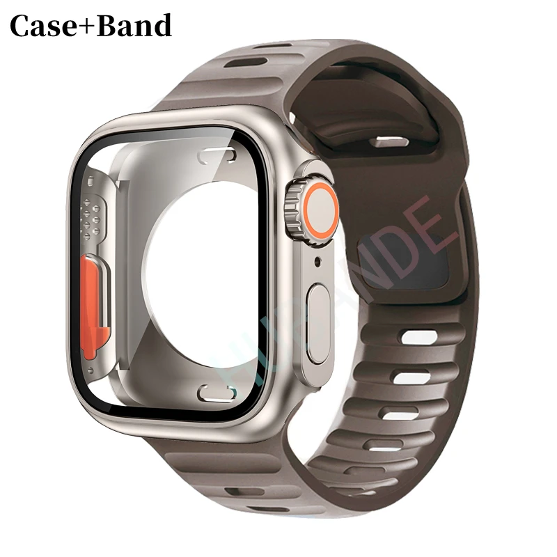 Ultra Silicone Strap and Protective Case with Screen Guard