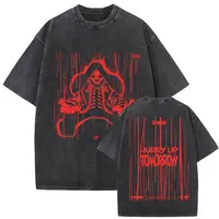 The Weeknd XO Tour 2025 Vintage lavé t-shirt hommes femmes Pop musique à manches courtes T-Shirts Rap Hip Hop gothique vêtements T-shirts 6