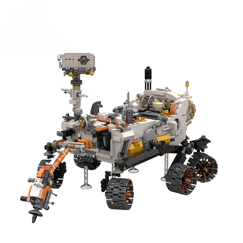 

America 2023 New Mars Rover Perseverance MOC Building Blocks Set Space Exploration Bricks Ideas Toys Children Birthday Gifts Set