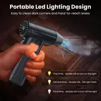Souffleur rechargeable portable, puissant et polyvalent, solution de nettoyage efficace, souffleur de feuilles sans fil, ventilateur d'air puissant 4