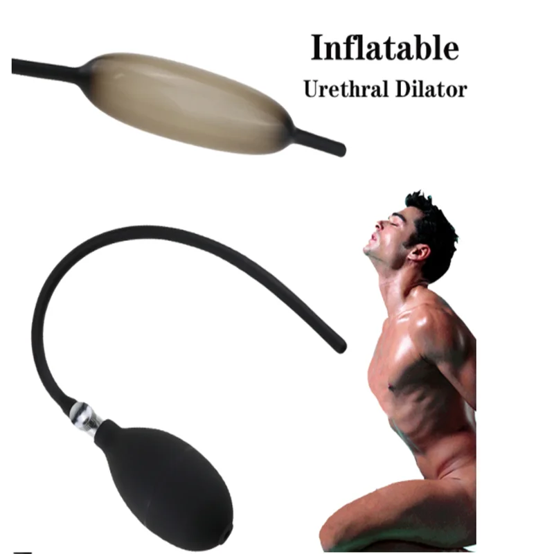 Silicone Inflatable Penis Urethral Dilator Catheter Sounds Sex Toys for Men Male Masturbator Urethra Stimulator Sex Shop BDSM penis sex toys