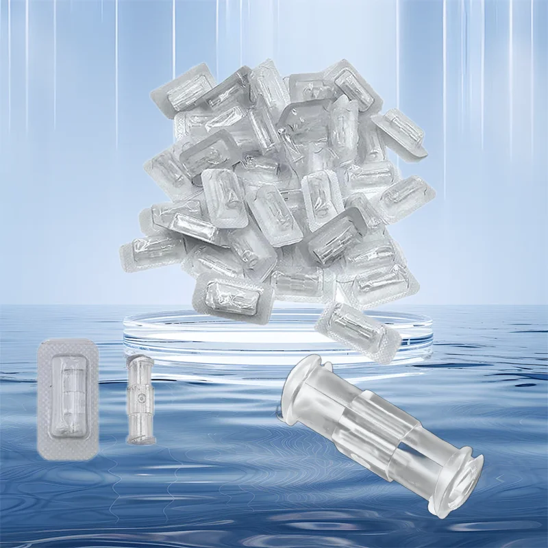 Double Helix Sterile Luer Lock Adapter Leak Proof Transparent Plastic Syringe Connector Disposable Sterile Luer Lock