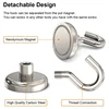 E10/12/16/32mm Strong Magnetic Hooks Multi-Purpose Storage Home Kitchen Bar Storage Key Storage Hooks Bathroom Hangers 3