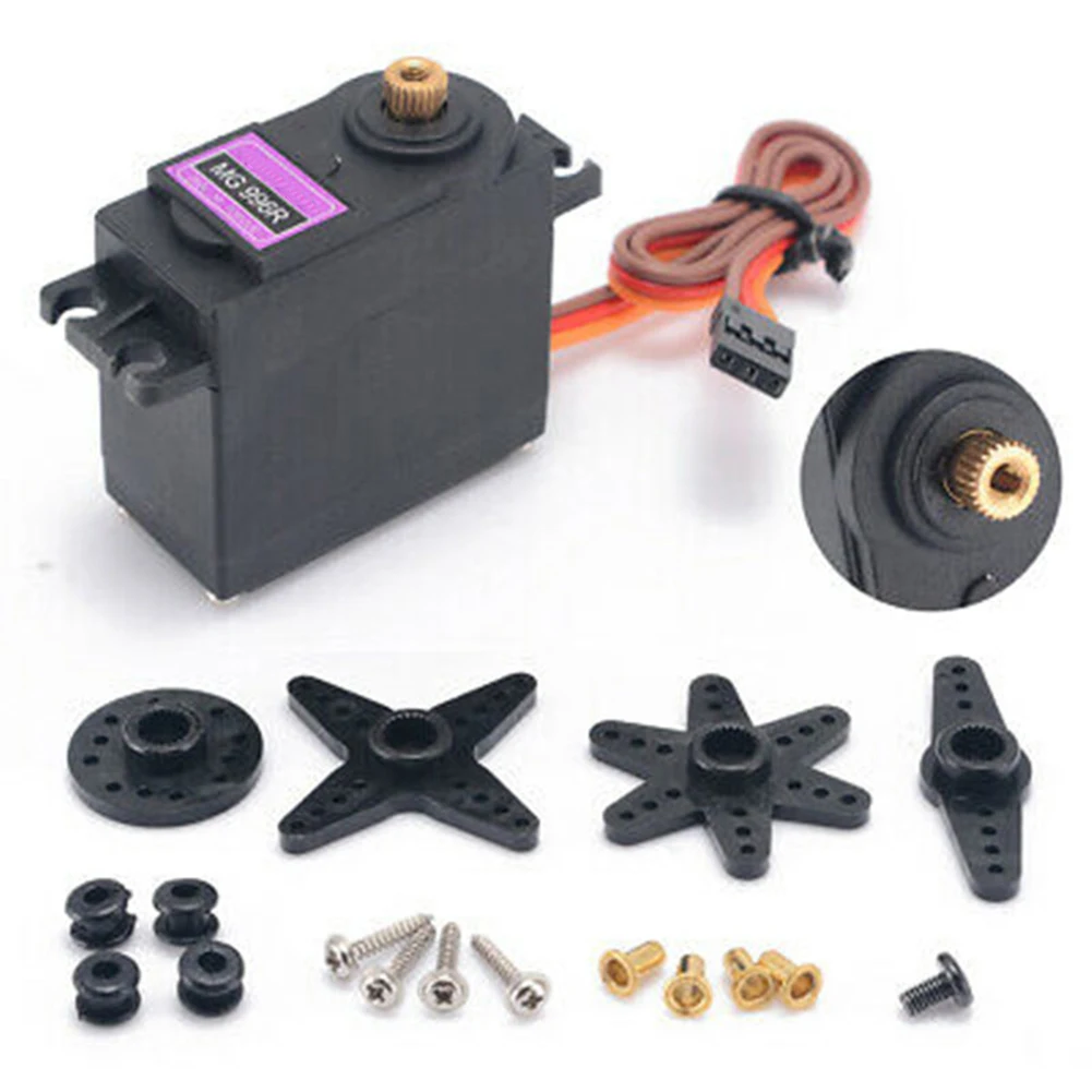 

MG996R Steering Gear Car And Ship Manipulator High Torque Metal Steering Gear 360 Degree Digital Robot Steering Gear Industrial