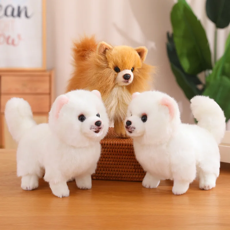 

1pc 22/38cm Real Life Teddy Dog Poodle Plush Toys Suffed Animal Toy Pet Doll For Kids Children Kids Christmas Birthday Gift