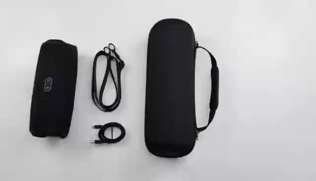 Khanka Custodia Rigida EVA Da Viaggio Per JBL Flip 5 – Protettiva Con Cerniera E Cinturino, Colore Nero
