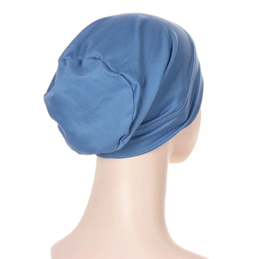 Women Muslim Hijab Headscarf Inner Hijab Caps Ladies Islamic Cross Headband Turban Headwrap Hairband Women Muslim Hijab Scarf
