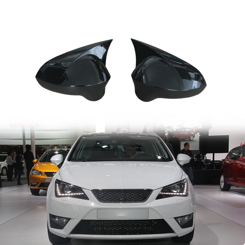 

Колпачки для боковых зеркал заднего вида автомобиля Ox Horn для Seat Leon MK2 1P Facelift Ibiza MK4 6J Exeo 3R 2008-2017 аксессуары для модификации