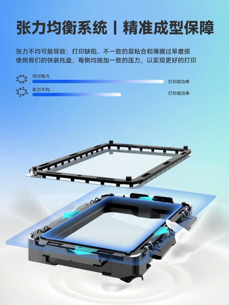chitu3Dprintedlight-curingHoopatX4Hquick-releaseresintankmetaltapeNFEP/ACFreleasefilmELEGOOSaturn4Ultra16K-AliExpress
