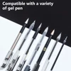 M&G 20pcs 0.7/0.5mm Black Gel Refills Q7 Bullet Tip Gel Refills Office Signature Pen Replacement Pen 5