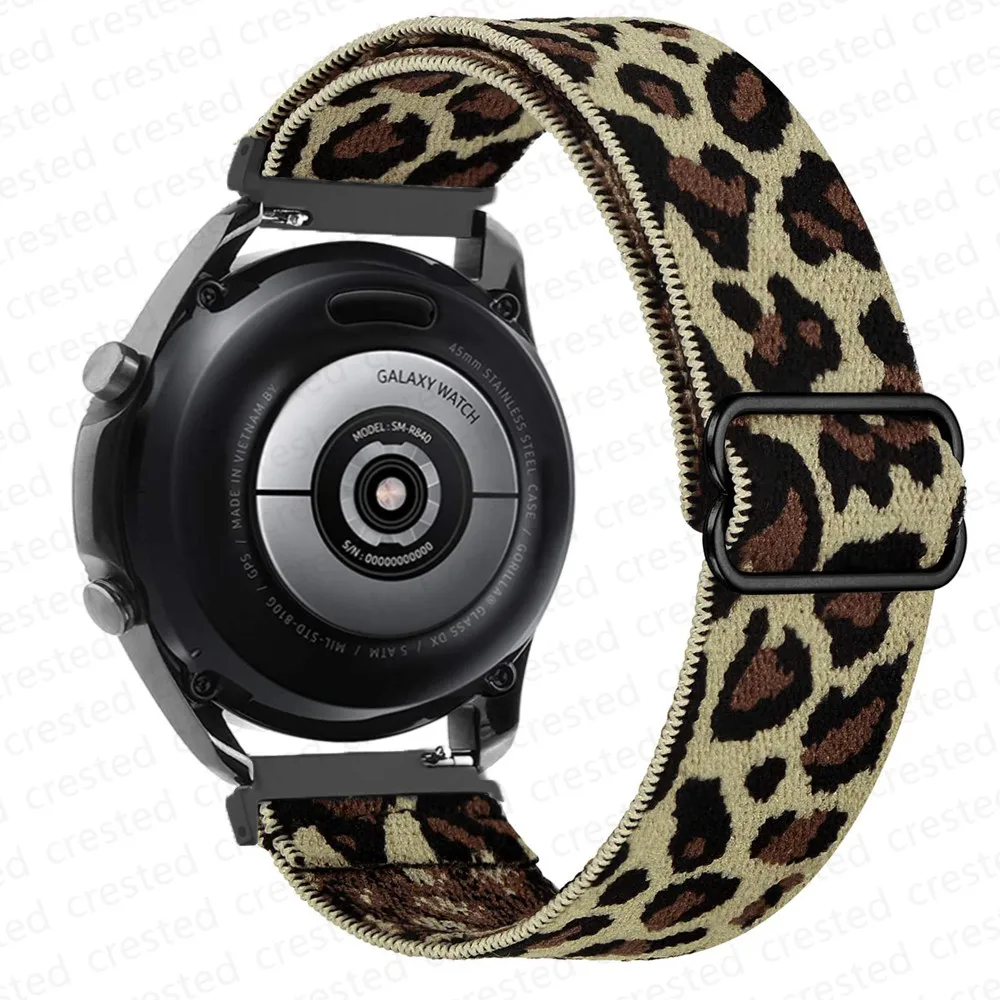 Versatile Nylon Elastic Wristband Bracelet - 20mm/22mm Strap