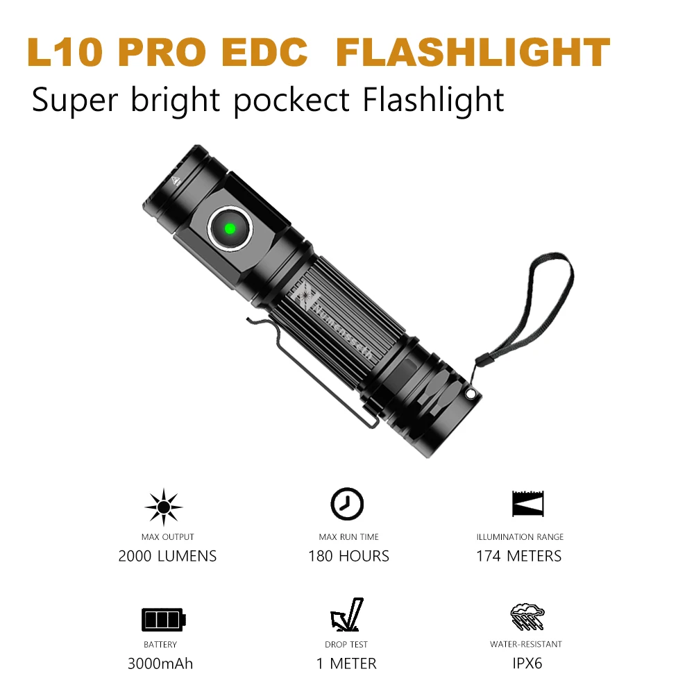 2000 Lumen Flashlight 1