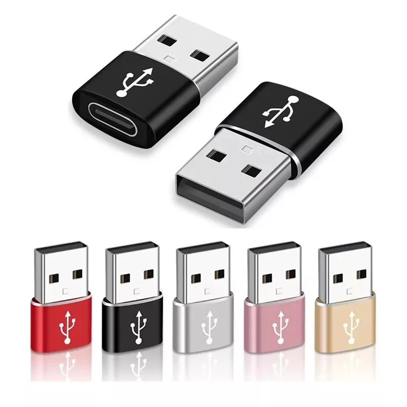 

Адаптер OTG типа C 200 шт., переходник с USB 3,0 штекер на Type C гнездо, USB C зарядное устройство, адаптер передачи данных для Samsung Huawei Macbook