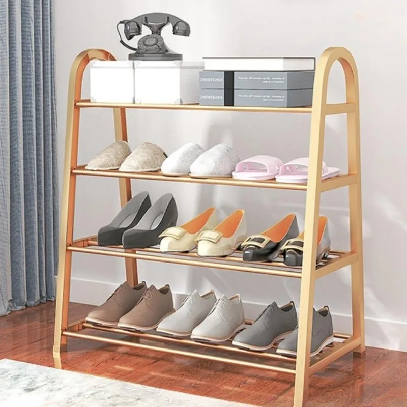 Assembly Multi-layer Shoe Rack, Shoe Storage Rack For Doorway, Thickened  Steel Pipe, Free Assembly Shoe Storage Rack For Dormitory Hall Corner  Balcony Bedroom - Temu