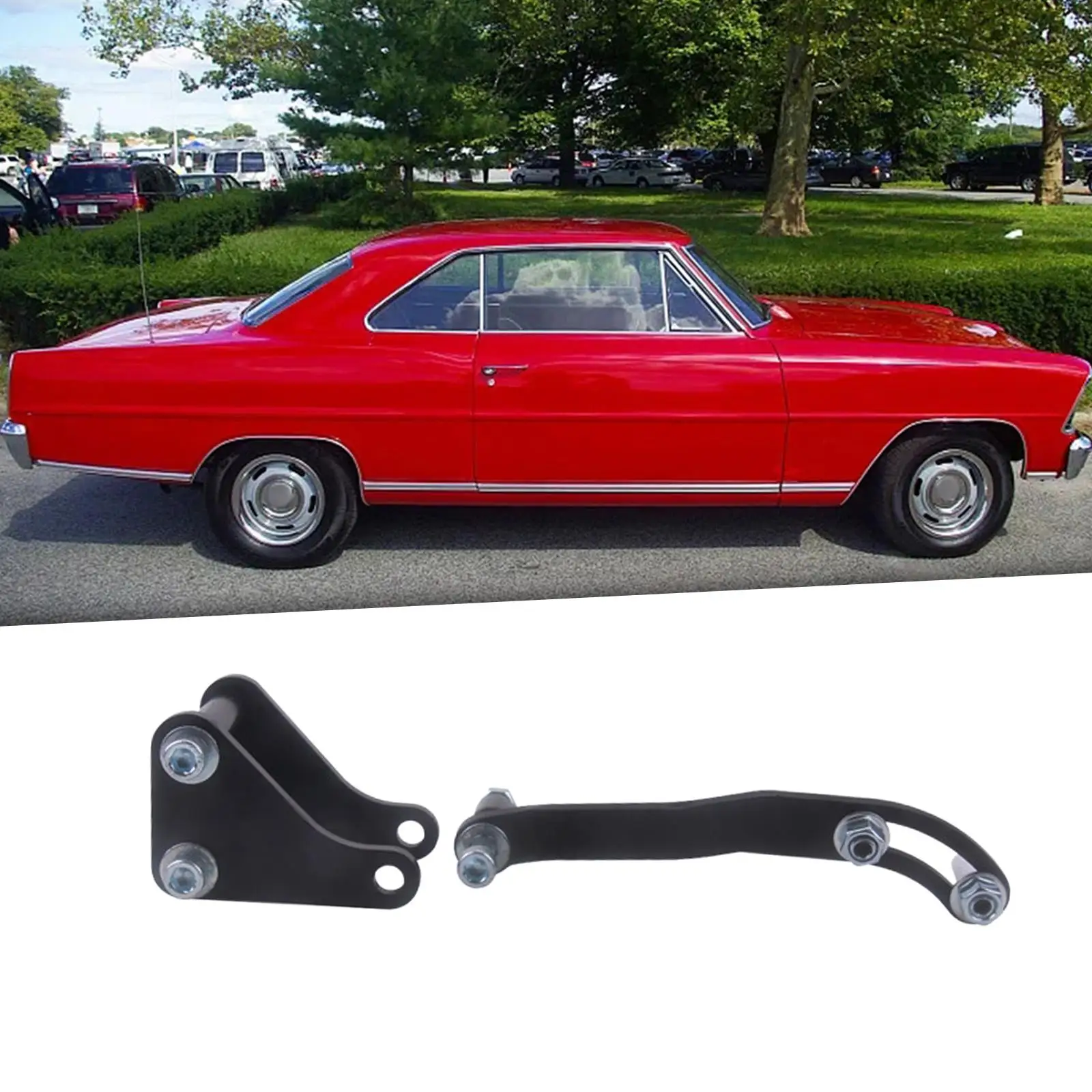 

Black Power Steering Pump Mounting Bracket Accessory Professional for Sbc Engine