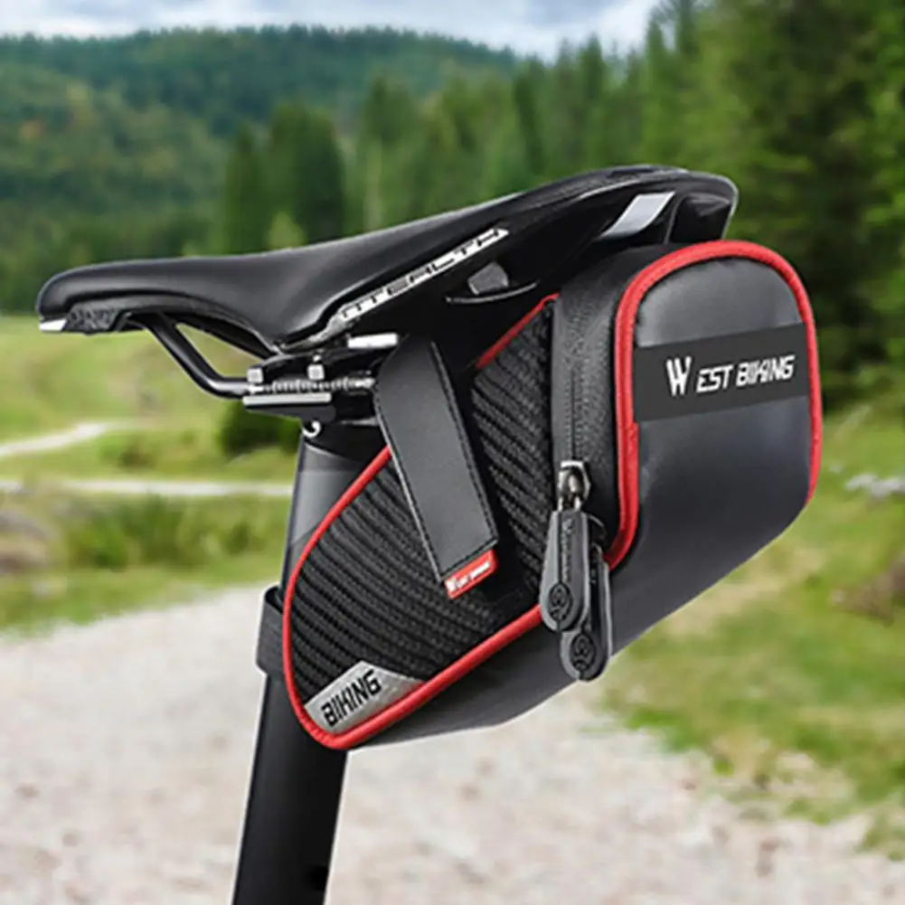 

Практичная Водонепроницаемая седельная сумка, 2 размера, велосипедная седельная сумка, дизайнерская седельная сумка с отсеком