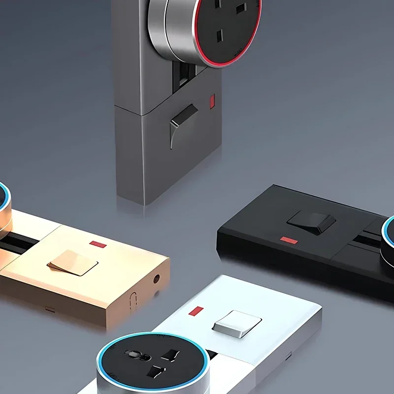 مقبس طاقة USB مثبت على الحائط ، مقبس تمديد قابل لل...