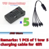 JHD Orignal 4DRC V17 Airplane Battery For Original 4D-V17 4DRC Airplane  Accessories V17 RC Airplane Battery 6