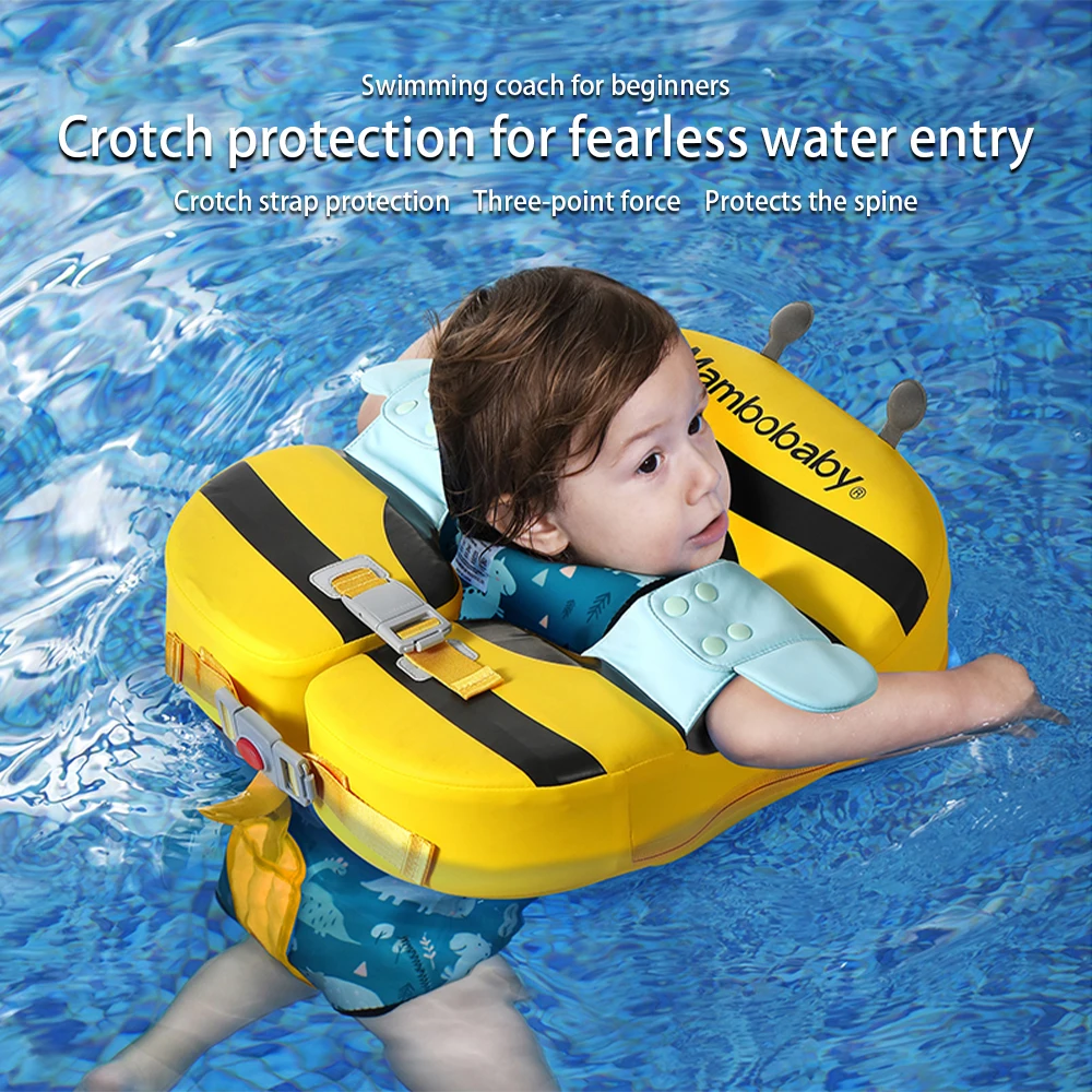Non-inflatable Newborn Baby Swimming Float Lying Swimming Ring Pool Toys Swim Trainer Floater for 2-8 Years 17 Types Mambobaby