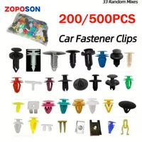 200/500pcs Universal Hybrid Car Bumper Engine Expansion Rivet Door Trim Panel Snap 1