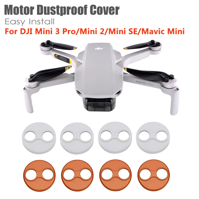 DJI Mini 3/4 Pro 용 4PCS 알루미늄 모터 커버 캡 드론 방진 엔진 보호대 가드 Mini 2/SE 용 보호 액세서리