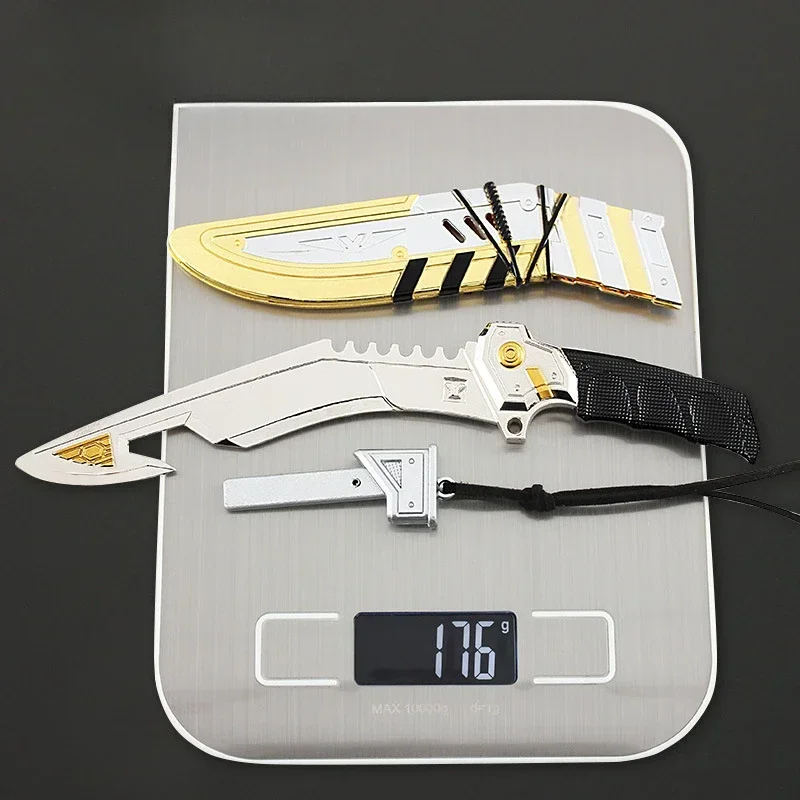 New 22cm Apex Legends Weapon Bangalore Uncut Anti-slip Handle Heirloom Wraith Metal Material Samurai Sword Model Gifts Toys Boys 4