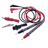 1 pair 10A 20A Digital Multimeter probe Polyvinyl chloride wire Needle tip Universal test leads with Alligator clip 2