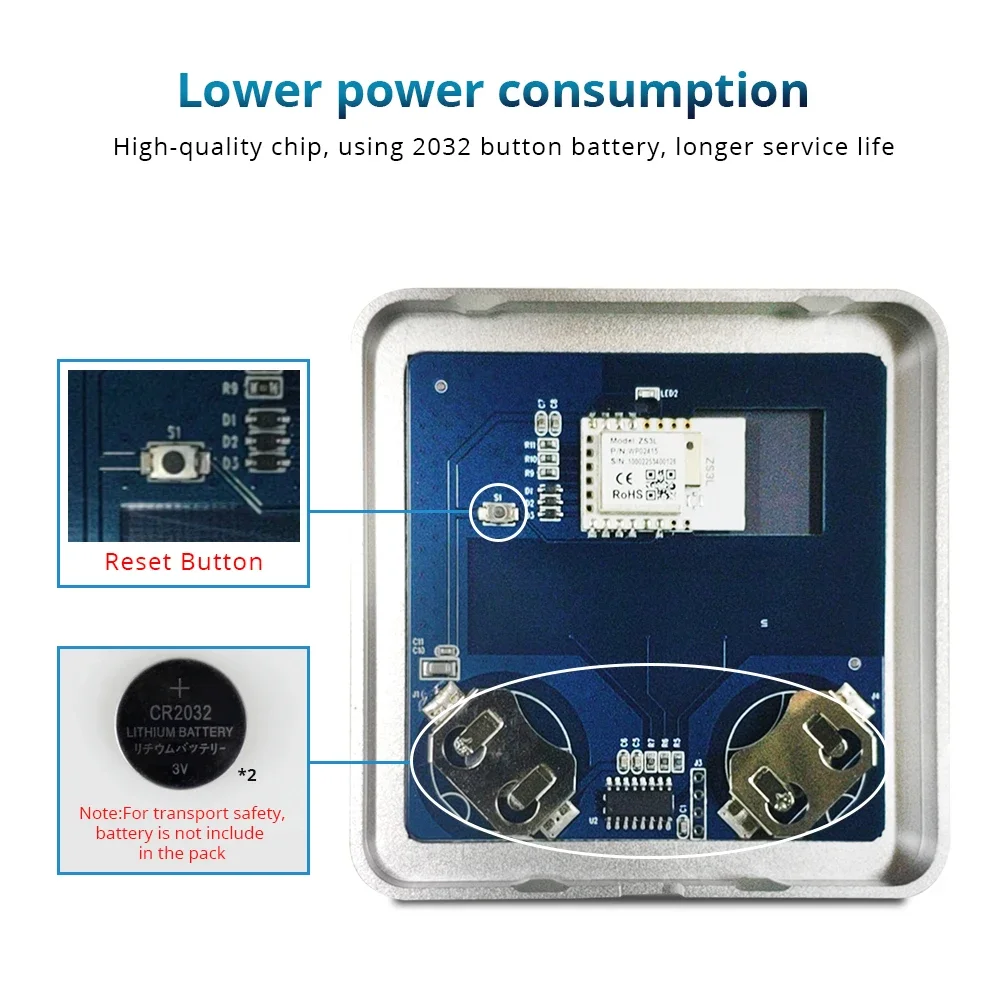 Zigbee Wireless Scene Switch 1 2 3 Gang Wall Touch Button On Off Works with Tuya