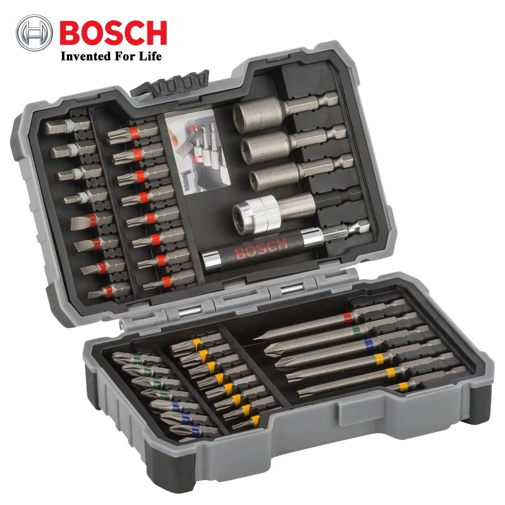 BOSCH 43 個セットドライバーキットビット精密ドライバーセットドリル