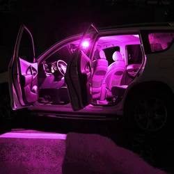 Premium Car LED Interior and Trunk Light Accessories - Hilux(2016 - 2023) 8pc (Pink)