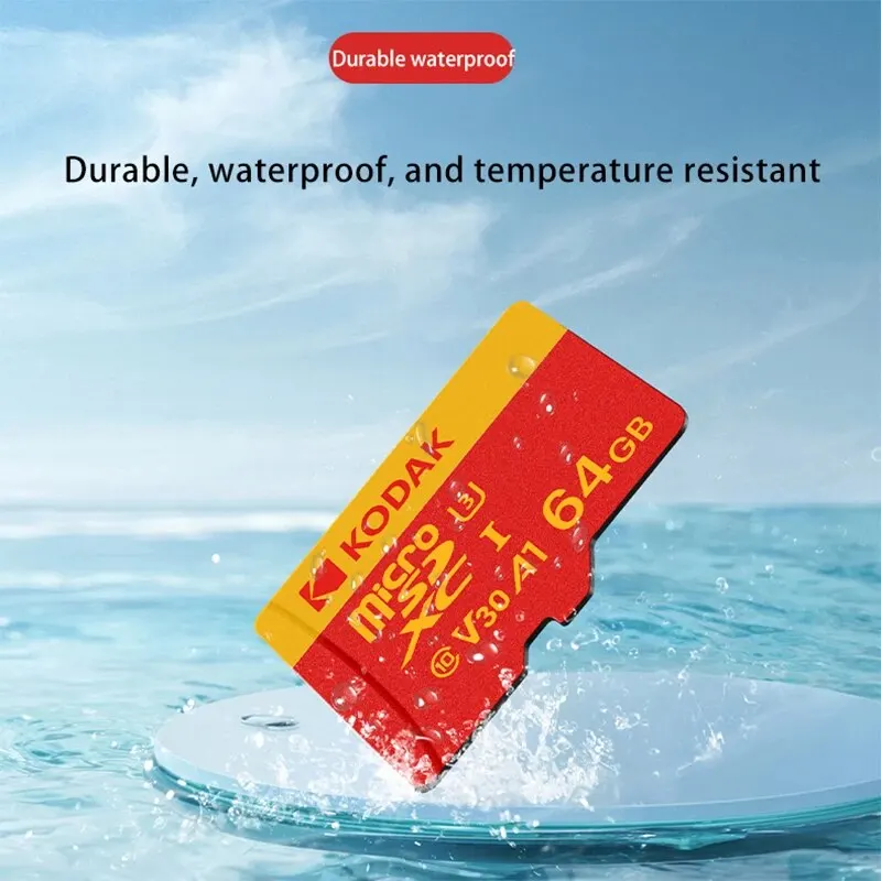 KODAK ũ SD ī RED ޸ ī  32GB MicroSDHC 64GB MicroSDXC MicroSD C10 A1 TF ÷ ī Cartao De Memoria