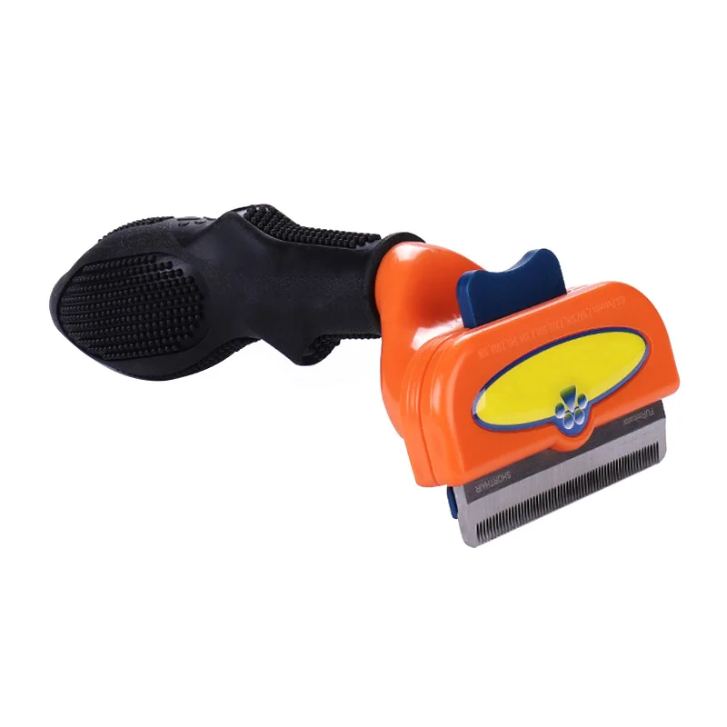 مشط شعر للحيوانات الأليفة، فرشاة نعرات مناسبة للجراء والقطط، شعر طويل خفيف/شعر قصير، فرشاة إزالة شعر الحيوانات الأليفة، مستلزمات الحيوانات الأليفة