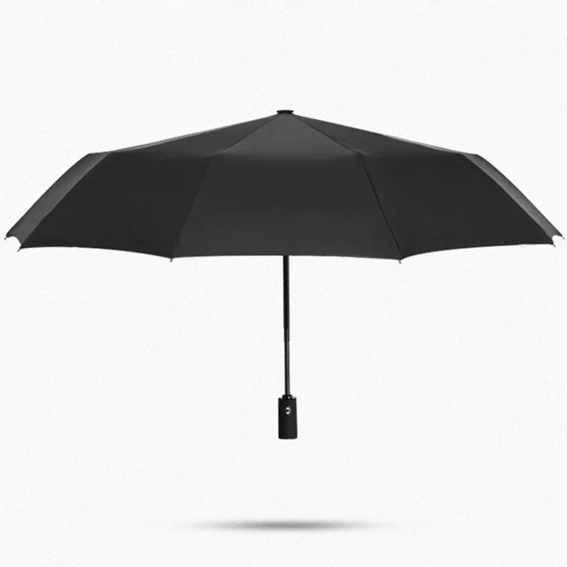 Sturdy Fully automatic 10 bone wind umbrella, windproof, sun proof, wind and rain dual-use business folding umbrella