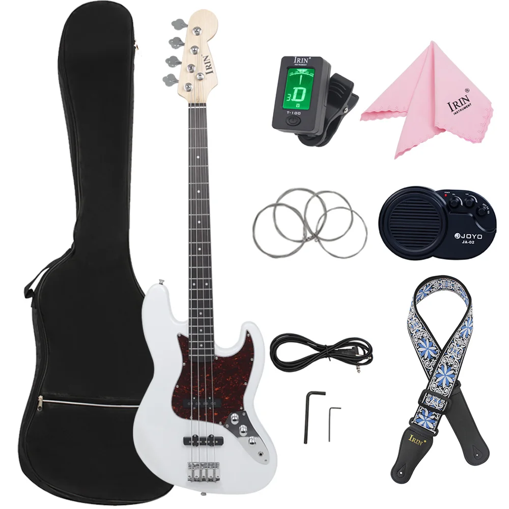 

IRIN 4 Strings Bass Guitar 20 Frets Sapele Electric Bass Guitarra With Bag Amp Tuner Strap Guitar Parts & Accessories