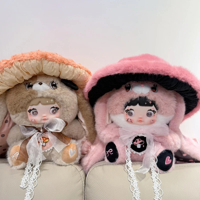 Nommi Bear400％ぬいぐるみ 開封済未使用 Nommi 400% Mushroom Hat Series Plush Blind Box Hi Toy Nommi V2