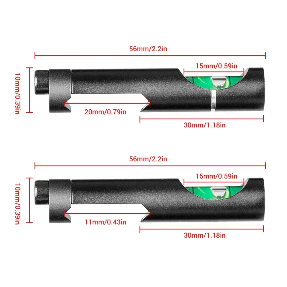 Hunting Spirit Bubble Level Optical Riflescope Mounts for 11mm/20mm Picatinny Rail Leveling Tool Kit